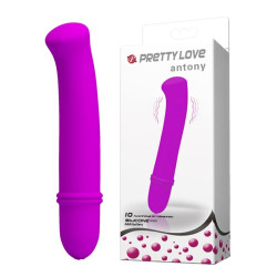 10 Fonksiyonlu G-Spot Uyarıcılı Teknolojik Dildo Vibratör - Antony