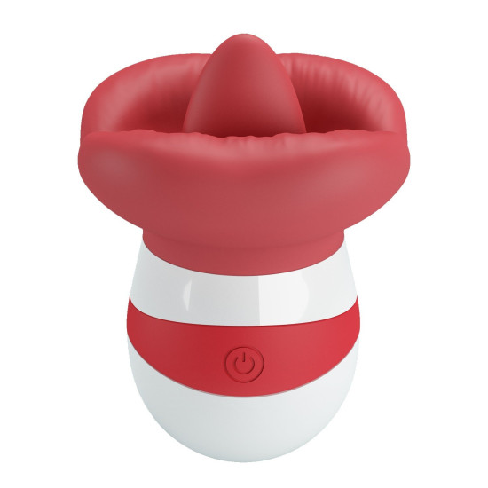 10 Fonksiyonlu USB Şarjlı Klitoris Dil Uyarıcılı Teknolojik Vibratör - Mina