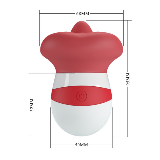 10 Fonksiyonlu USB Şarjlı Klitoris Dil Uyarıcılı Teknolojik Vibratör - Mina