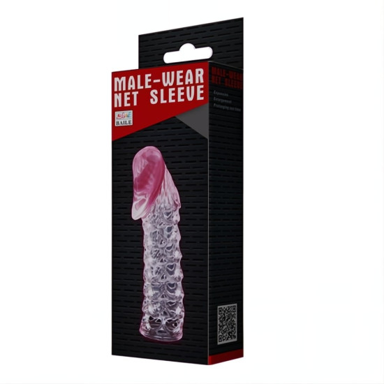 11,5 cm Silikon Şeffaf Penis Kılıfı