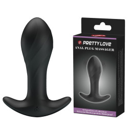 12 Fonksiyon 10,4 cm Titreşimli Silikon Anal Plug
