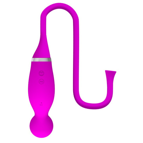 12 Fonksiyonlu Emme + Titreşimli 3 Başlıklı USB Şarjlı Klitoris Uyarıcı – Romance 3 in 1