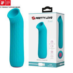 12 Fonksiyonlu USB Şarjlı Clitoral Emme Vibratörü - Ford (Mavi)