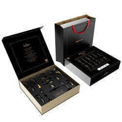 12 Parça Altın Siyah Çiftler Seti – Queen’s Luxury Collection