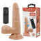 15,5 cm 360° Oynar Başlı Realistik Titreşimli Dildo Penis