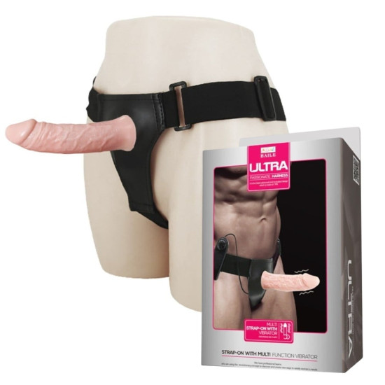 15,5 cm İçi Boş Belden Bağlamalı Titreşimli Protez Penis Vibratör