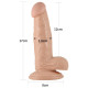 17 cm Realistik Vantuzlu Anal Vajinal Dildo Penis