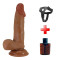 19,4 cm Çift Katmanlı Gerçekçi Belden Bağlamalı Dildo Penis – Zebulon