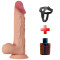24 cm Realistik Belden Bağlamalı Vantuzlu Dildo Penis - Buraq