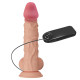 24 cm Titreşimli Realistik Vantuzlu Dildo Penis - Buraq