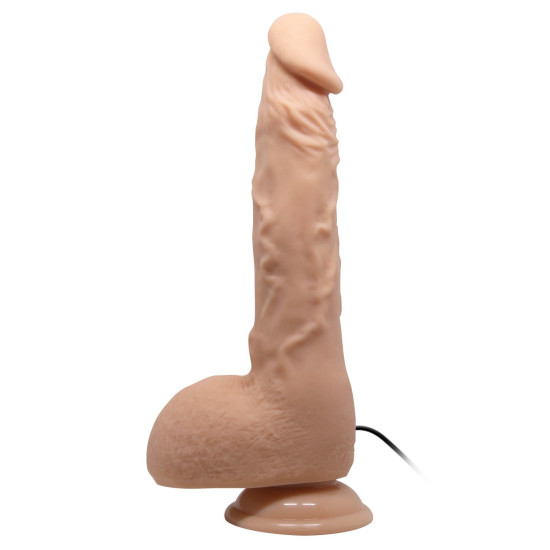 24 cm Titreşimli Realistik Vantuzlu Dildo Penis - Jason