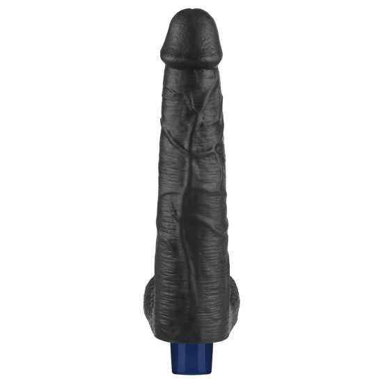 27.2 cm USB Şarjlı Yeni Nesil Realistik Titreşimli Zenci Dildo Penis
