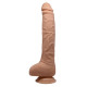 28 cm Belden Bağlamalı Büyük Boy Realistik Vantuzlu Dildo Penis - Dick
