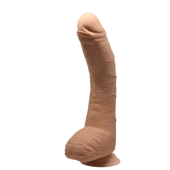 28 cm Belden Bağlamalı Gerçekçi Kalın Dildo Penis - Alex