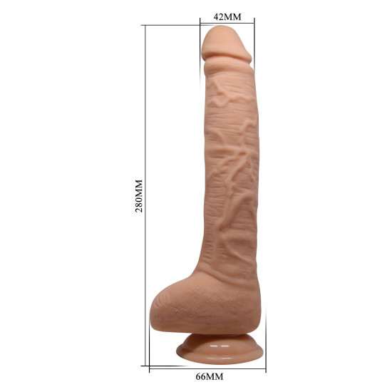 28 cm Büyük Boy Realistik Vantuzlu Dildo Penis - Dick