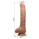 28 cm Büyük Boy Realistik Vantuzlu Dildo Penis - Dick
