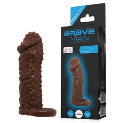 4 cm Uzatmalı Damarlı Penis Kılıfı