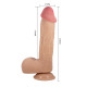 Belden Bağlamalı 23,4 cm Çift Katmanlı Gerçekçi Dildo Penis - Emeka