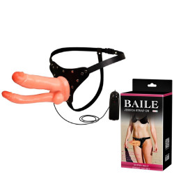 Çift Taraflı Realistik Çatal Protez Strapon Titreşimli Vibratör