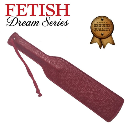 Fetiş Deri BDSM Şaplak Tokmak – Kırmızı