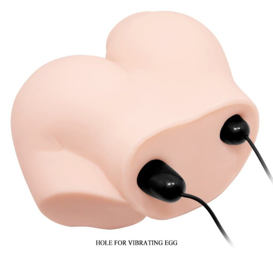 Et Dokusunda Titreşimli Realistik Suni Vajina Kalça