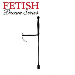 Fetiş Deri Disiplin Kamçısı – Siyah