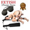 Fetiş Deri Fantasy Hogtie Bağlama Seti – Siyah