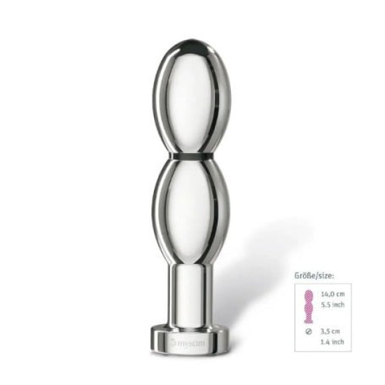 Mystim O Thello Çelik Anal ve Vajinal Elektirik Şoklu Dildo