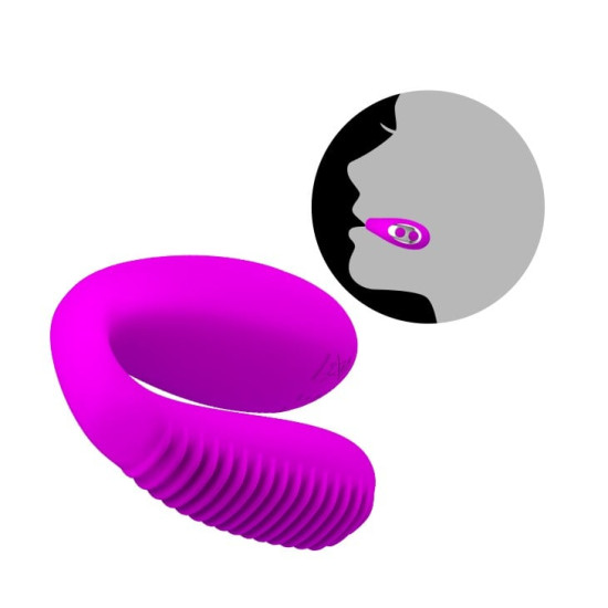 Oral Seks Stimülatörü Titreşimli Silikon Ağız Halkası - Mabel