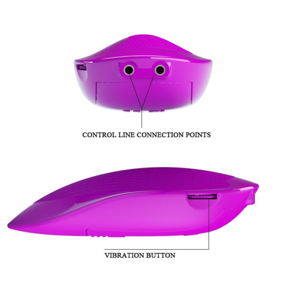 Şarjlı İleri–Geri Hareketli Titreşimli Vajinal Yumurtası – Naughty Egg