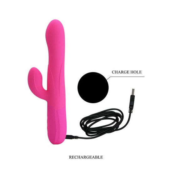 Şişirilebilir 7 Fonksiyonlu Titreşimli Silikon Vibratör - Douglas