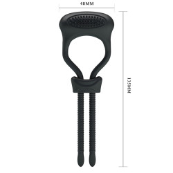 Titreşimli Penis Sıkıcı Halkası Prostat Kelepçe Yüzüğü - Curitis