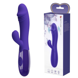 USB Şarjlı 30 Titreşim Modlu Çift Uyarımlı G-Spot ve Klitoral Vibratör - Snappy-Youth