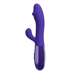 USB Şarjlı 30 Titreşim Modlu Çift Uyarımlı G-Spot ve Klitoral Vibratör - Snappy-Youth