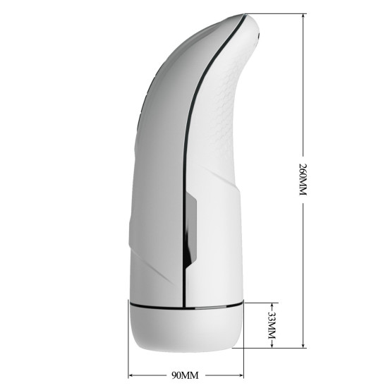 USB Şarjlı Hareketli Dil Uyarımlı Isıtmalı Sesli Masturbatör - Marissa