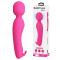 USB Şarjlı Silikon Masaj Wand Vibratör - Curtis (Pembe)